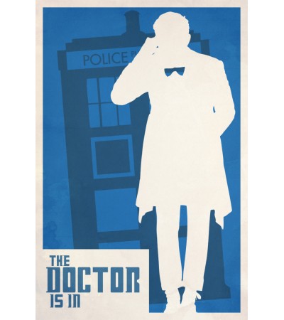 Doctor Who Is In Poster