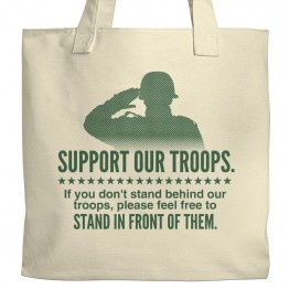 Support Our Troops Tote