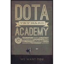 Dota Try Hard Poster