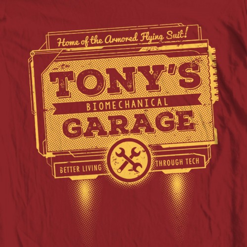 Iron Man Tony's Garage