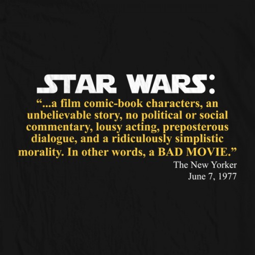 Star Wars: A Bad Movie