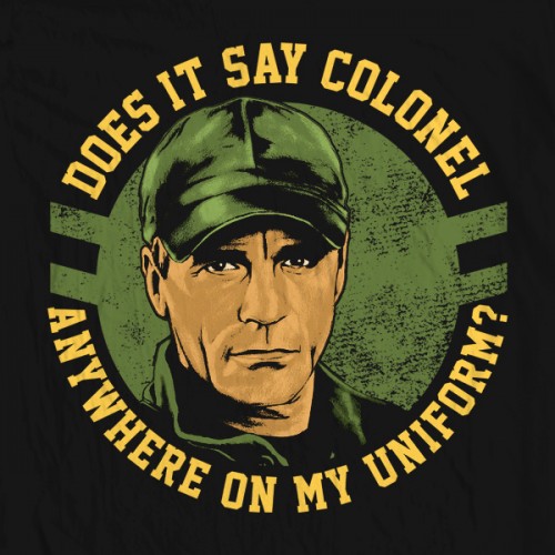 Does it say Colonel