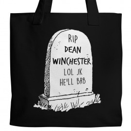 RIP Dean Winchester Tote